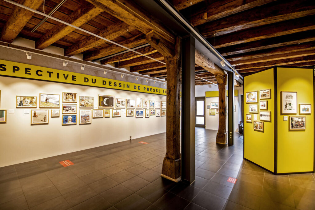 Maison du dessin de presse - espace d'exposition