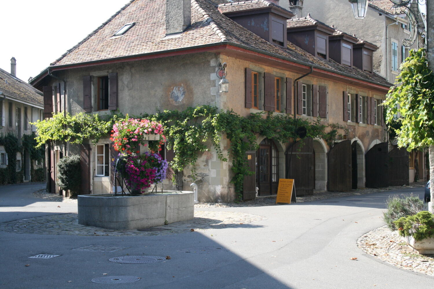 Saint-Prex, peaceful village at the lake shore