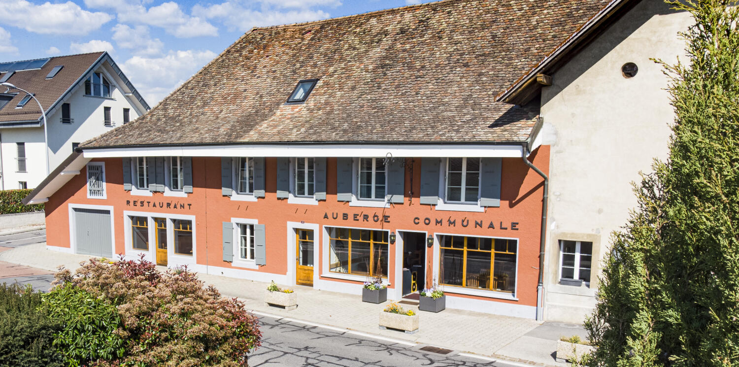 Auberge de Lavigny - façade du bâtiment