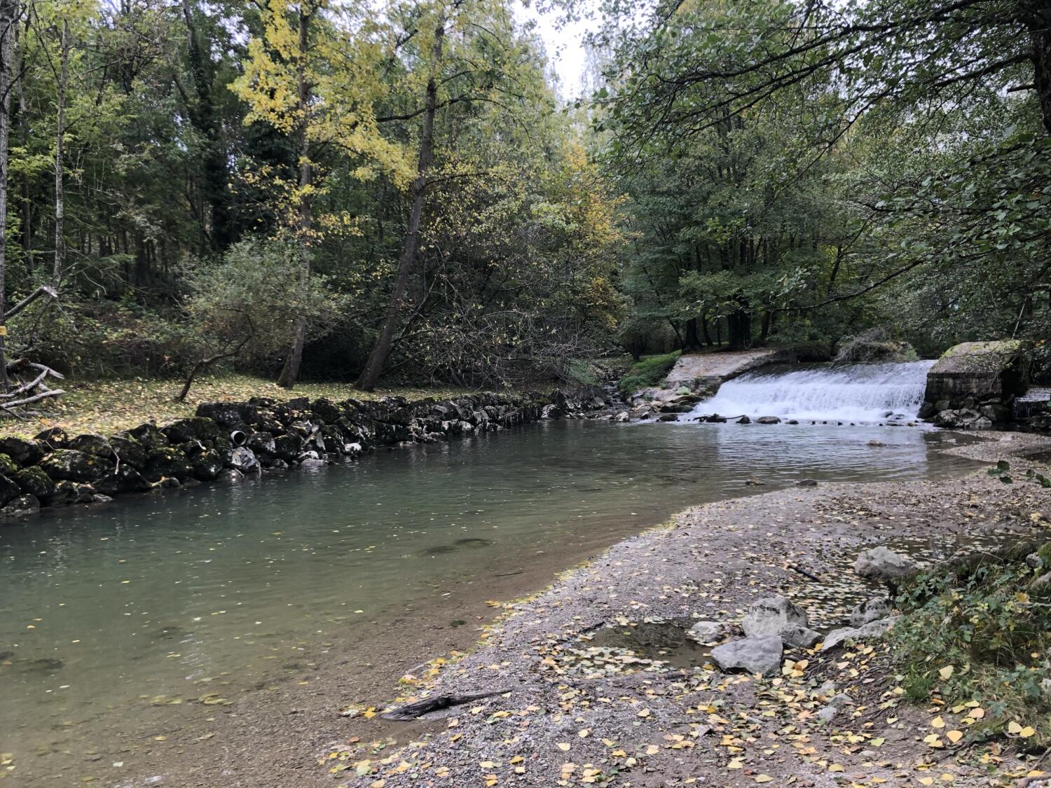 Walk along the river Venoge