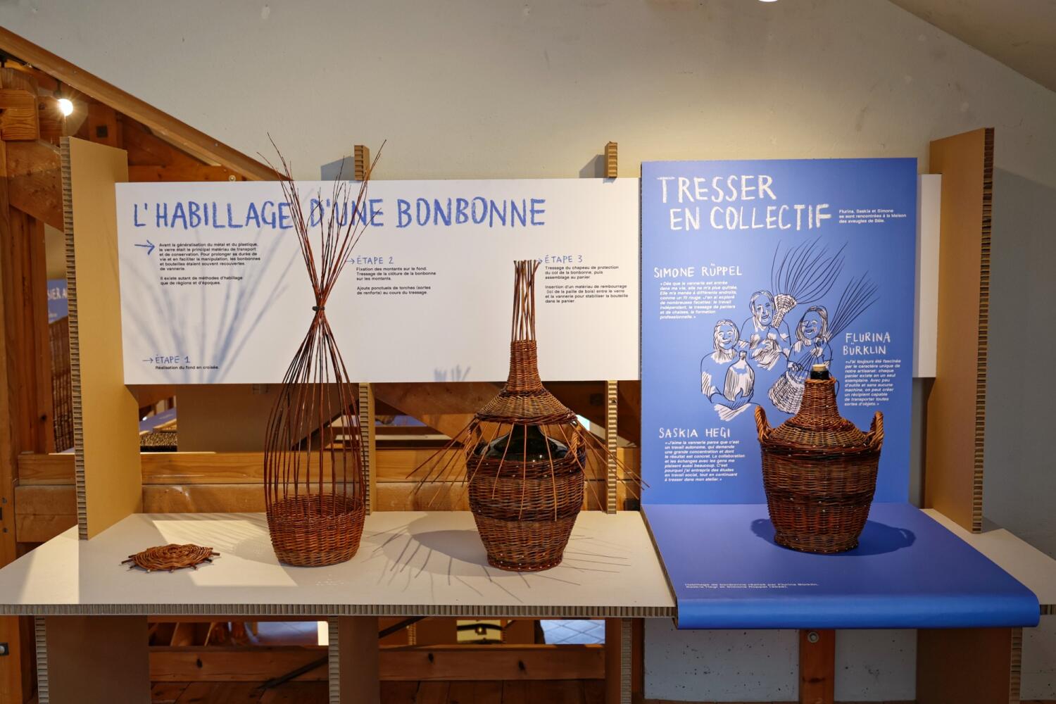 Korbwarenausstellung im Arboretum