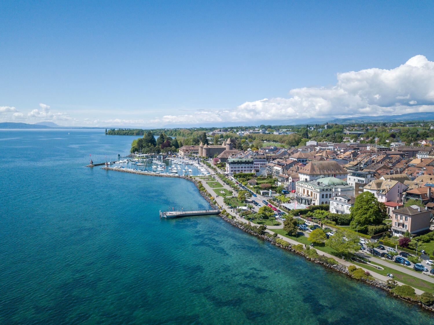 Parcours en trottinette électrique – Morges – Plage de Préverenges