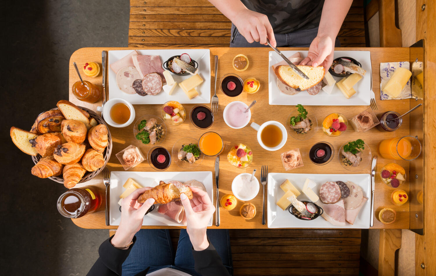 Ausflug im historischen Zug: ländlicher Brunch