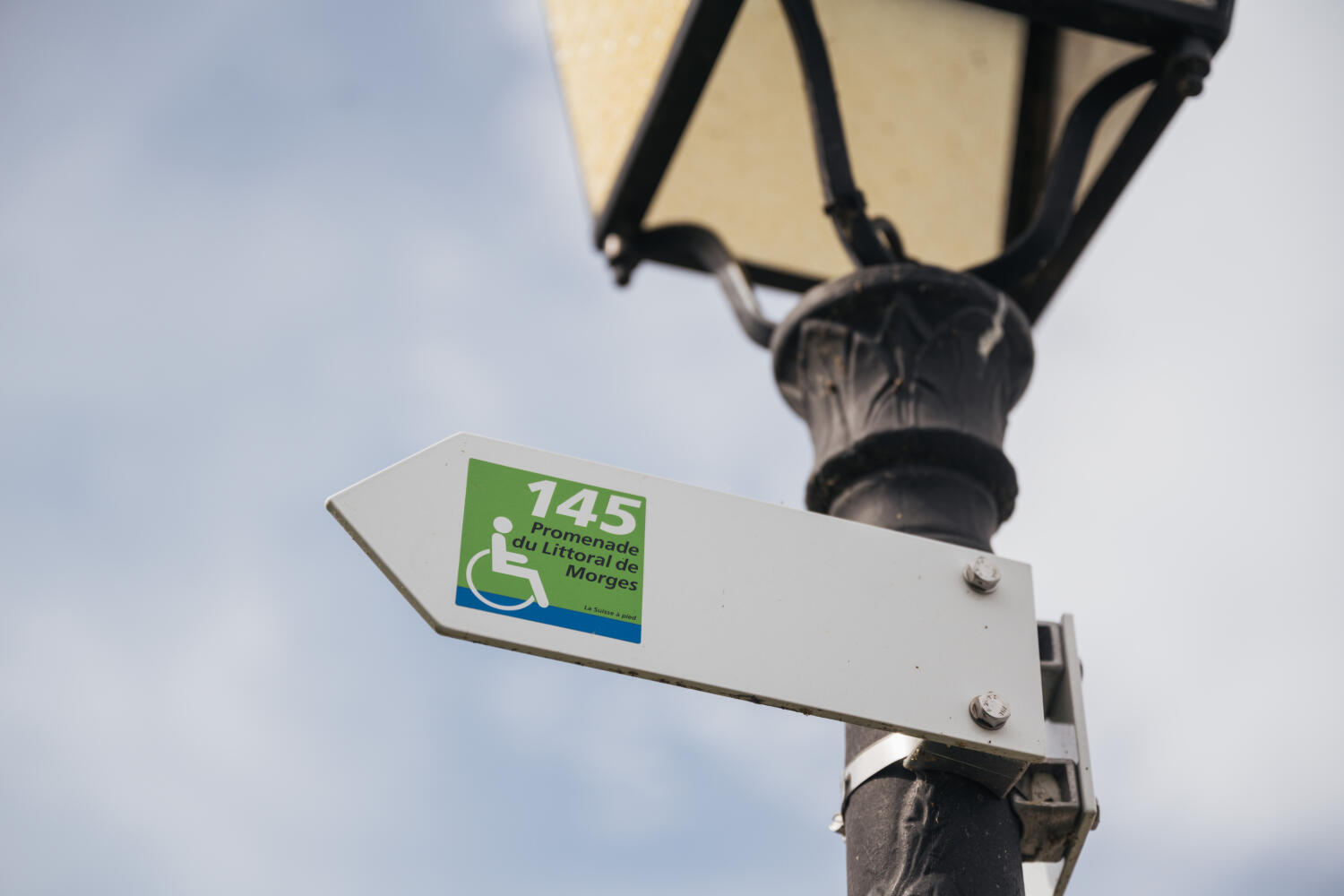 Promenade du littoral de Morges – chemin sans obstacles