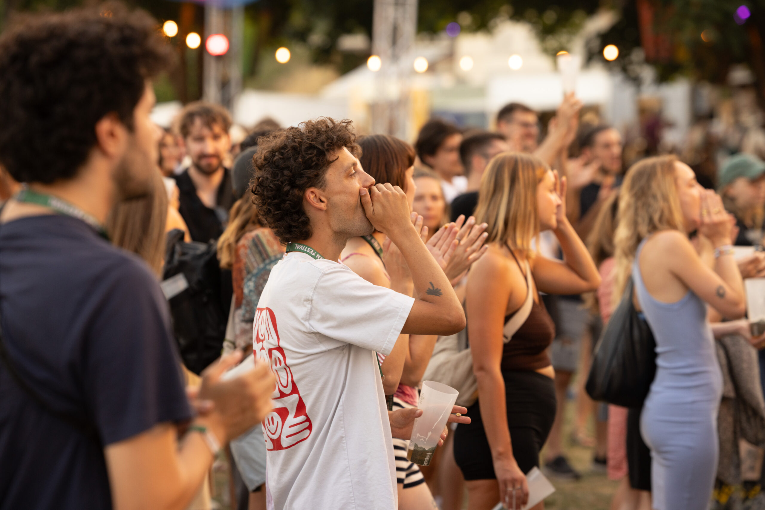 Ambiance du public lors du festival Eren à Morges