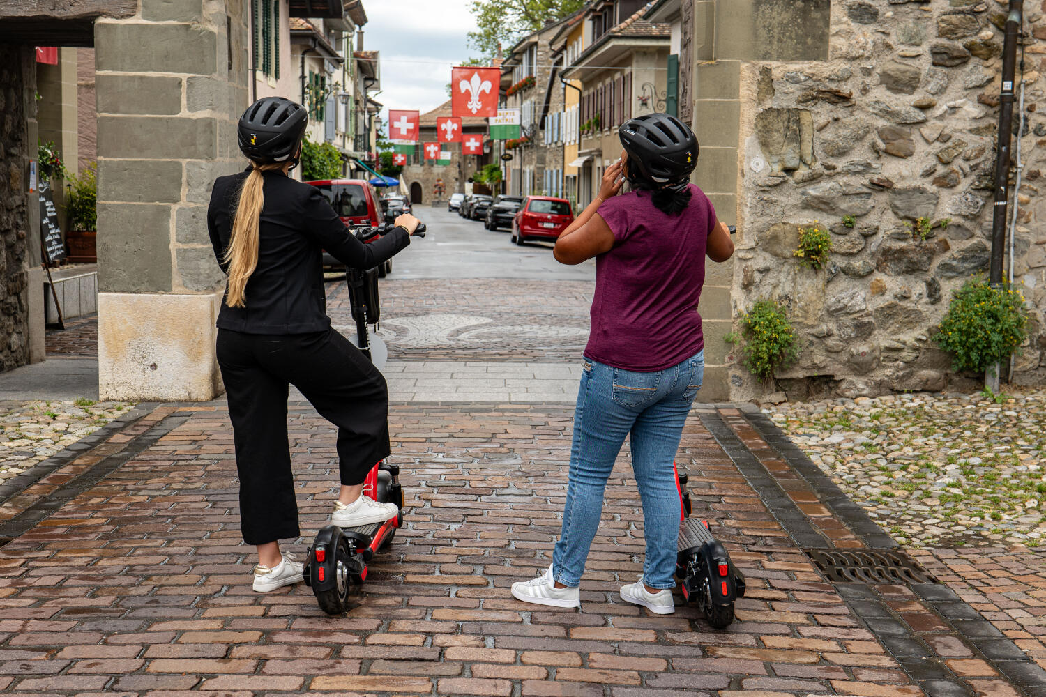 En trottinette de l’Afterwork au vieux bourg de St-Prex